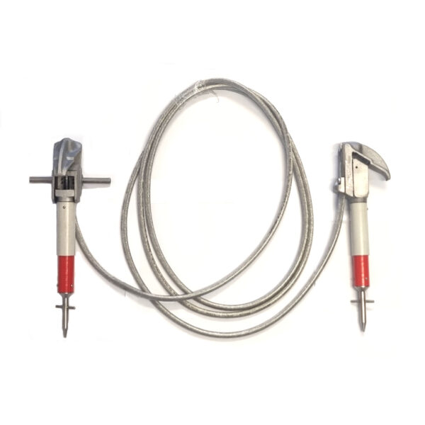 Jumper with Line Clamp 38 Parking Bar and Line Clamp 38 all with Bayonet Spindles