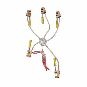 LV overhead 3-phase bonding set with junction block