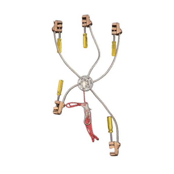 LV overhead 3-phase bonding set with junction block
