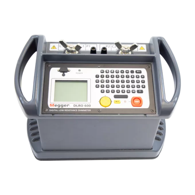 Micro ohmeter for measure resistance of portable earthing devices