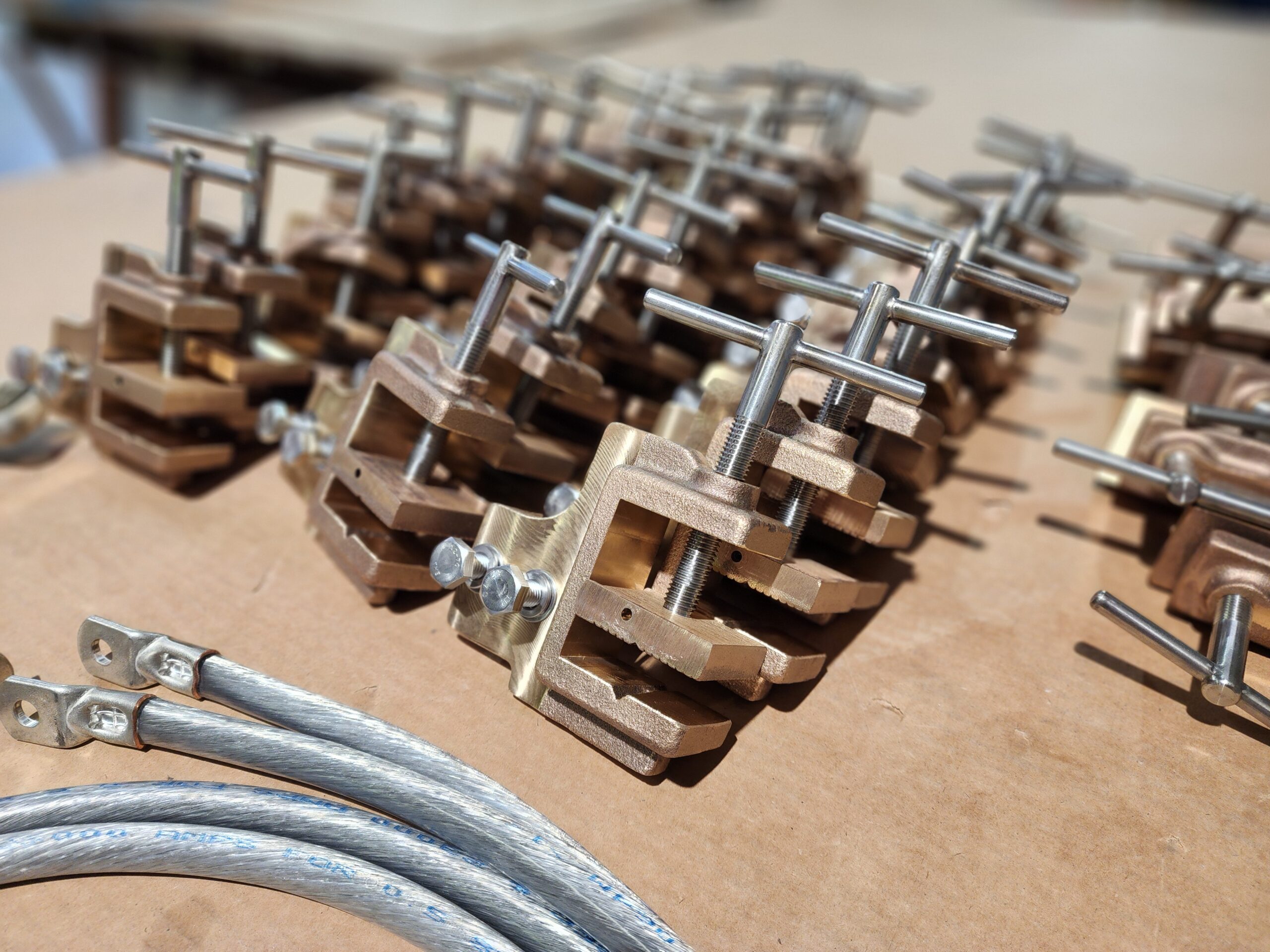 Ground Clamp 42s ready for dispatch