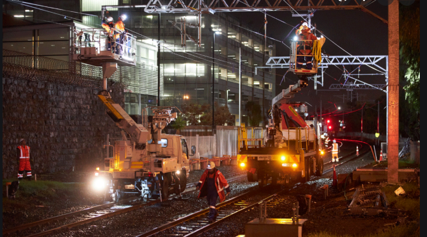Auckland City Rail construction